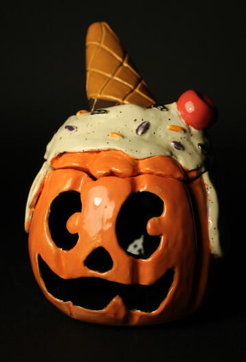 Pumpkin Spice - glazed ceramic